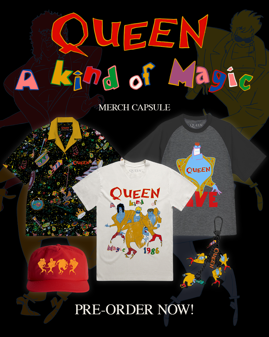 レア　美品　クイーン　QUEEN A Kind of Magic　Tシャツ 　S Nova linha de produtos 'A Kind Of Magic' – Queen Net