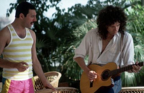 Brian May And Freddie Mercury of Queen